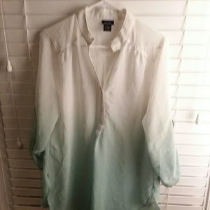 Sheer Hombre 3/4 length shirt.